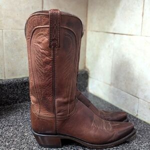 Luchesse 1883 Bart Brown Leather Cowboy Boots